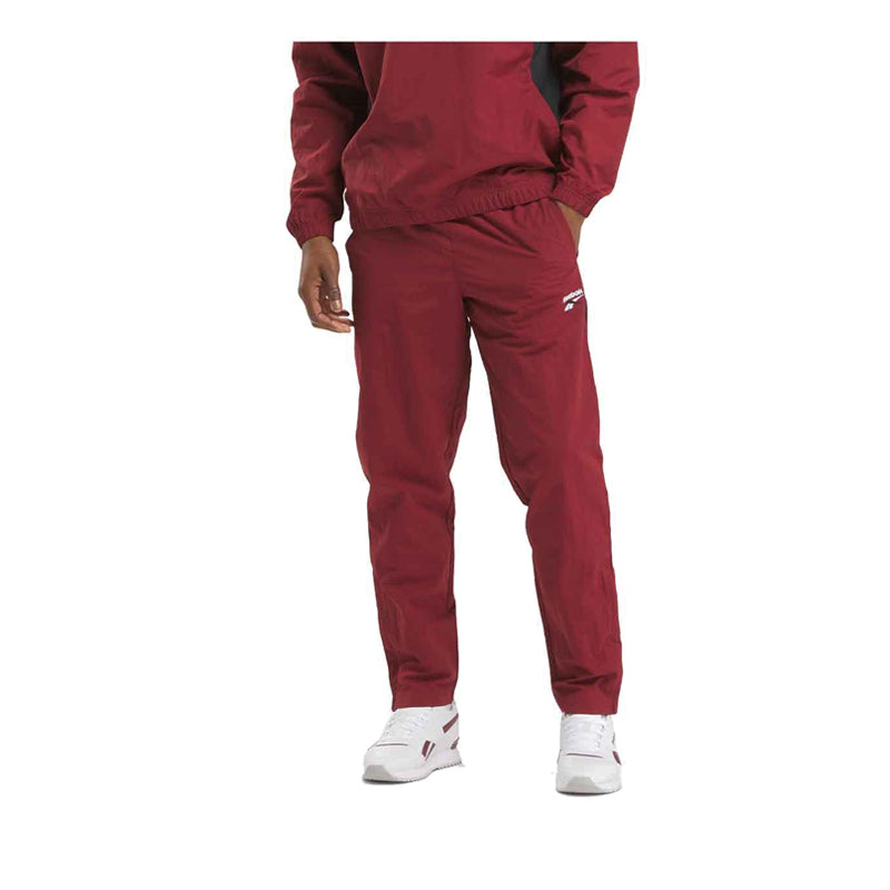 Reebok Identity Cross Check Woven Men's Pants- Rich Maroon
