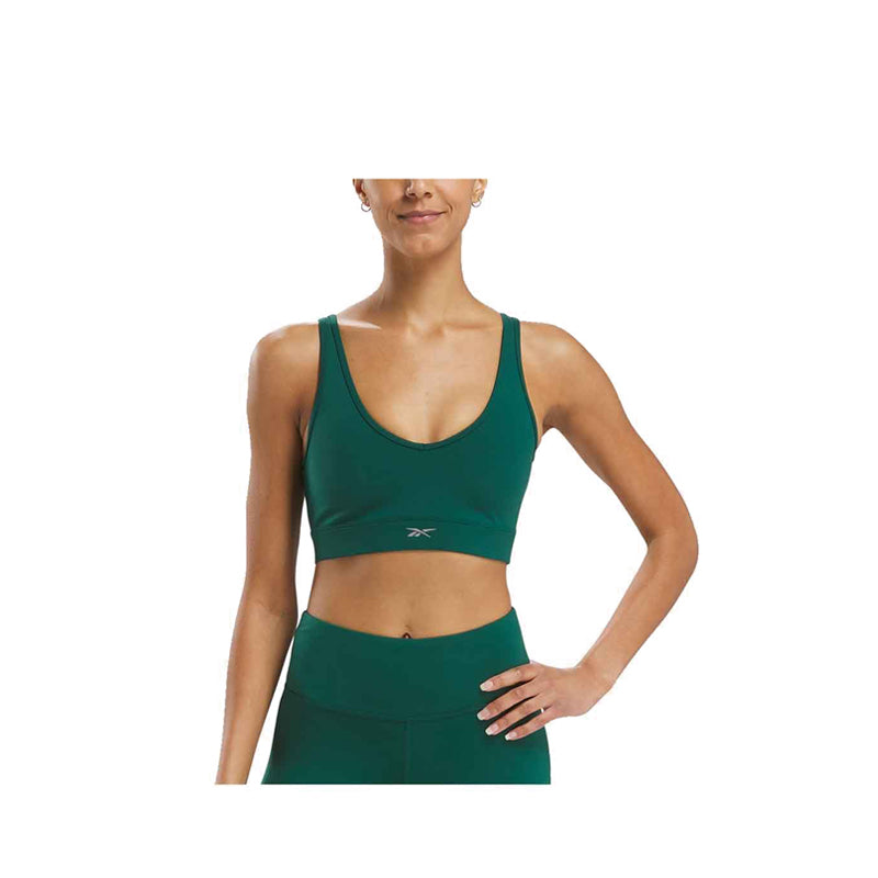 Reebok Active Collective DREAMBLEND Women's Bra - Collegiate Green