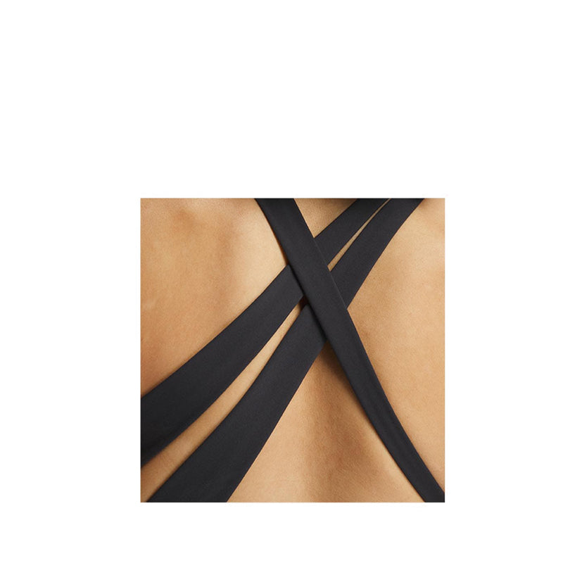 Reebok Dropped Lux Tank Women's Bra Top - Black