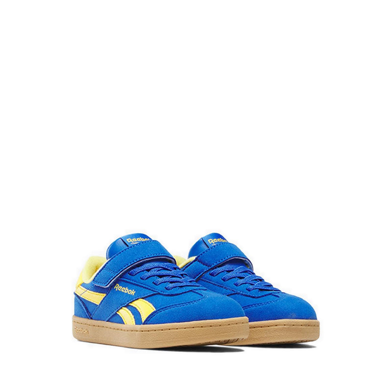 Reebok Smash Edge Elastic Laces & Top Strap Kids Lifestyle Shoes - Optimum Blue
