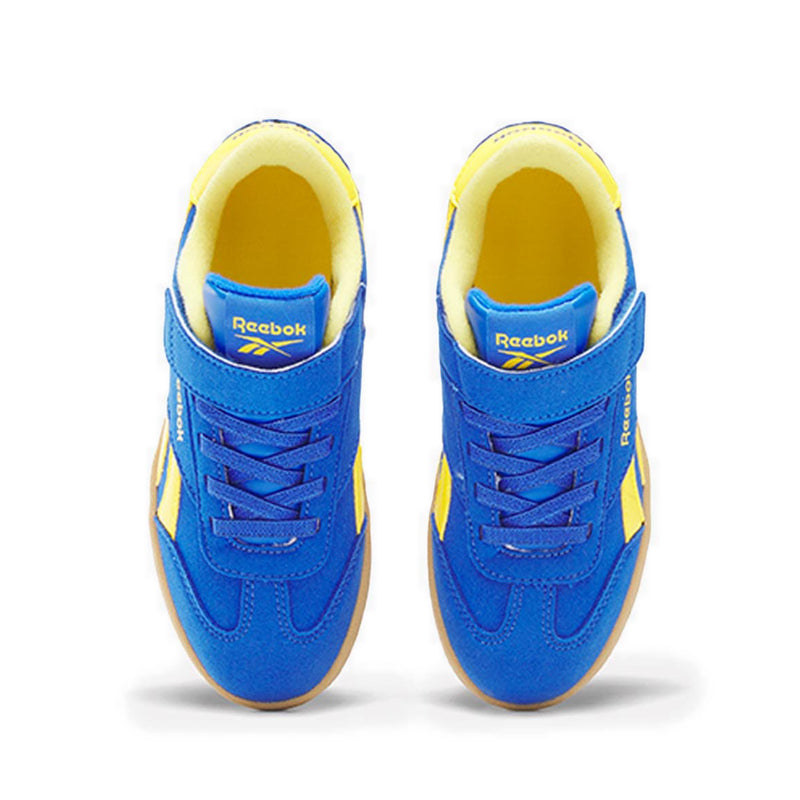 Reebok Smash Edge Elastic Laces & Top Strap Kids Lifestyle Shoes - Optimum Blue