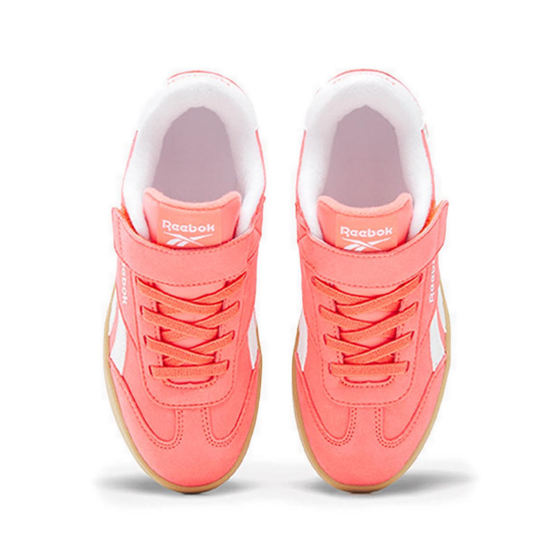 Reebok Smash Edge Elastic Laces & Top Strap Kids Lifestyle Shoes - Sunset Coral