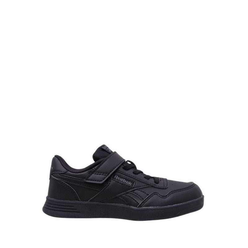 Reebok Court Advance Elastic Top Strap Lifestyle Boys Shoes Black