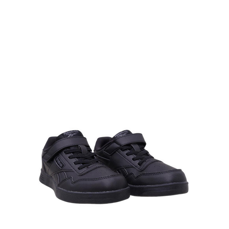 Reebok Court Advance Elastic Top Strap Lifestyle Boys Shoes - Black