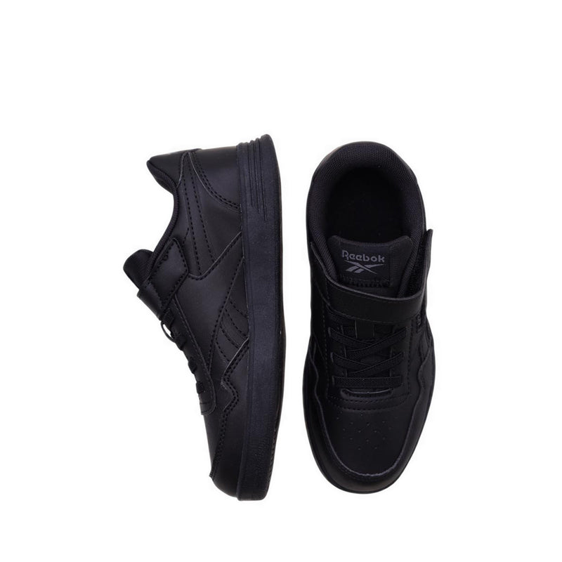 Reebok Court Advance Elastic Top Strap Lifestyle Boys Shoes - Black