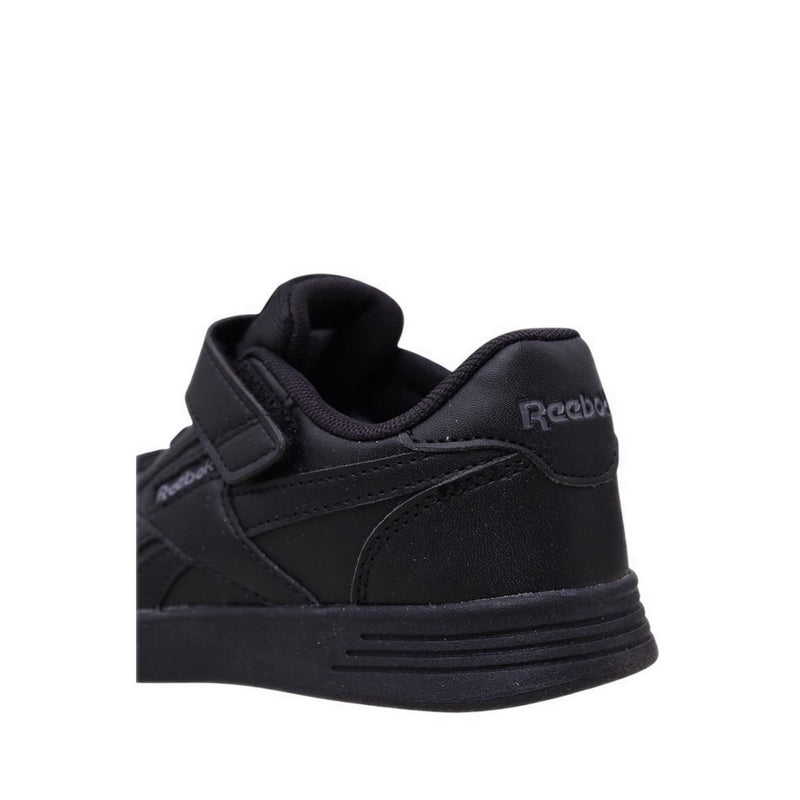 Reebok Court Advance Elastic Top Strap Lifestyle Boys Shoes - Black