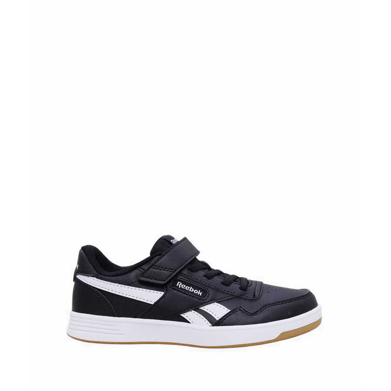 Reebok Court Advance Elastic Top Strap Boys Lifestyle Shoes - Black