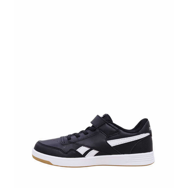 Reebok Court Advance Elastic Top Strap Boys Lifestyle Shoes - Black