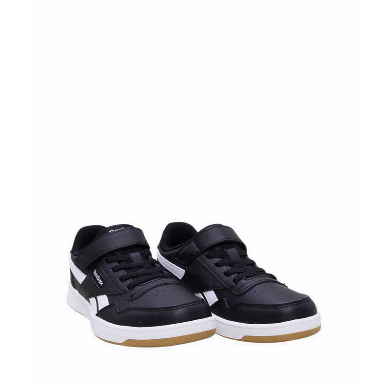 Reebok Court Advance Elastic Top Strap Boys Lifestyle Shoes - Black