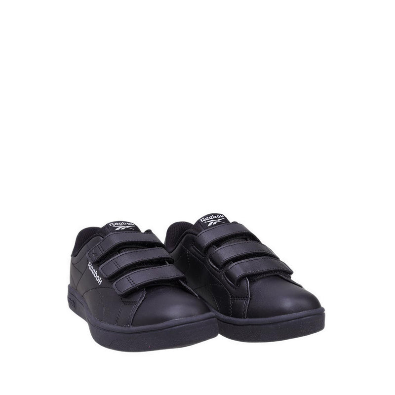 Reebok Court Clean Hook N Loop Boys Shoes - Black