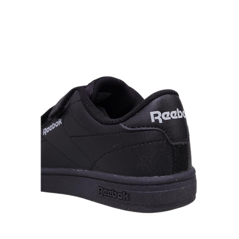 Reebok Court Clean Hook N Loop Boys Shoes - Black