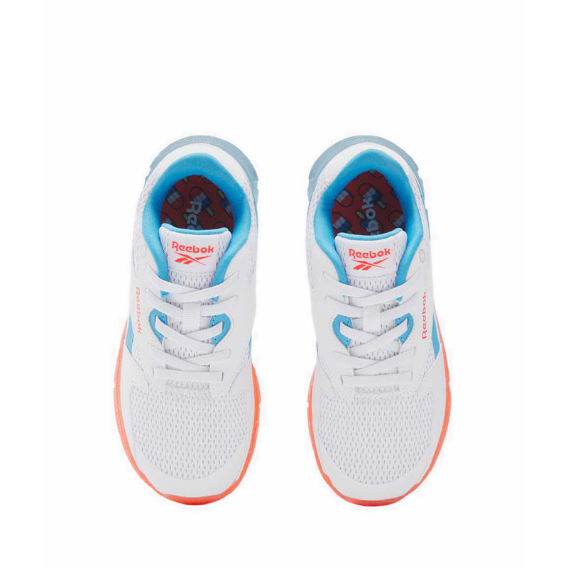 Reebok Zig N Glow 2 Elastic Lace Boys Running Shoes - White