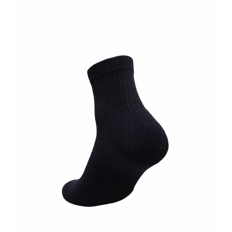Reebok 3P Barzan Quarter Men's Socks -  Grey Melange/Navy/Black