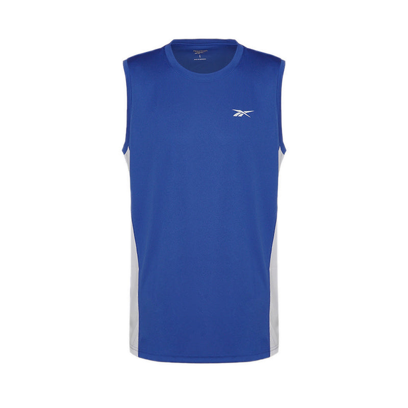 Reebok Performance Men s Sleeveless Tee Vector Blue Reebok Indonesia
