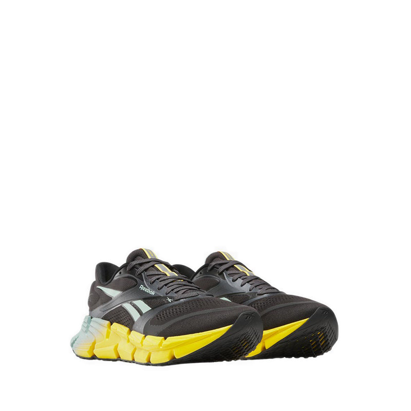 Reebok Floatzig 2 Men's Running Shoes - Washed Black/Glitch Aqua/Golden Haze