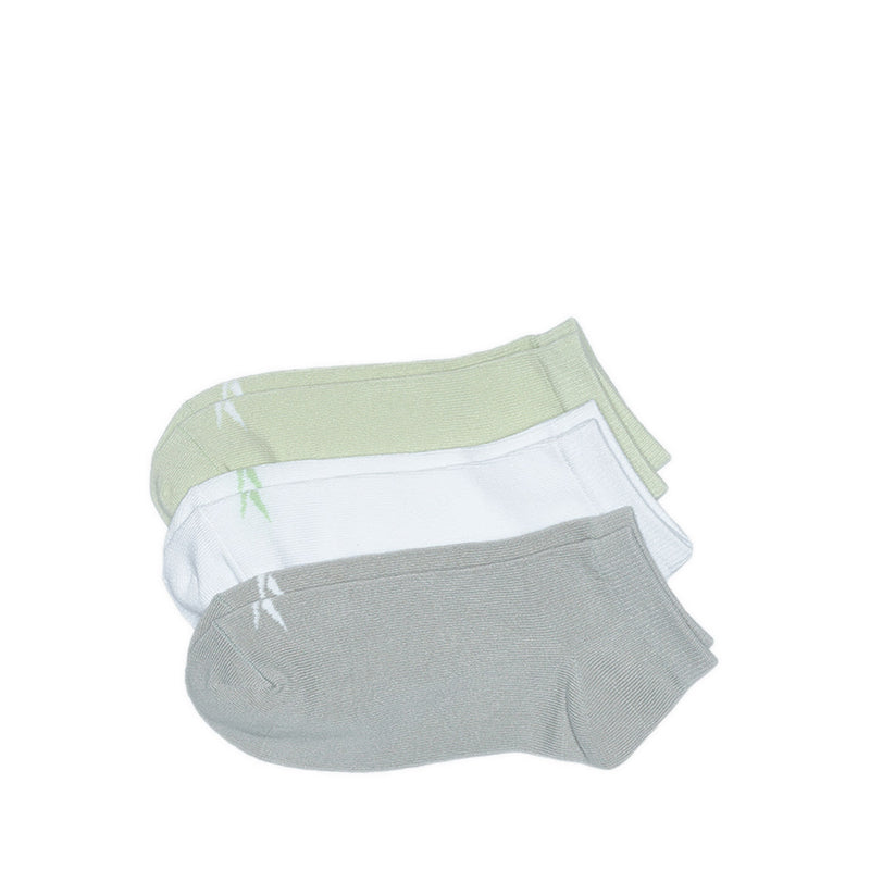 Reebok 3P Angita Ankle Women's Socks - Sage/White/Melange