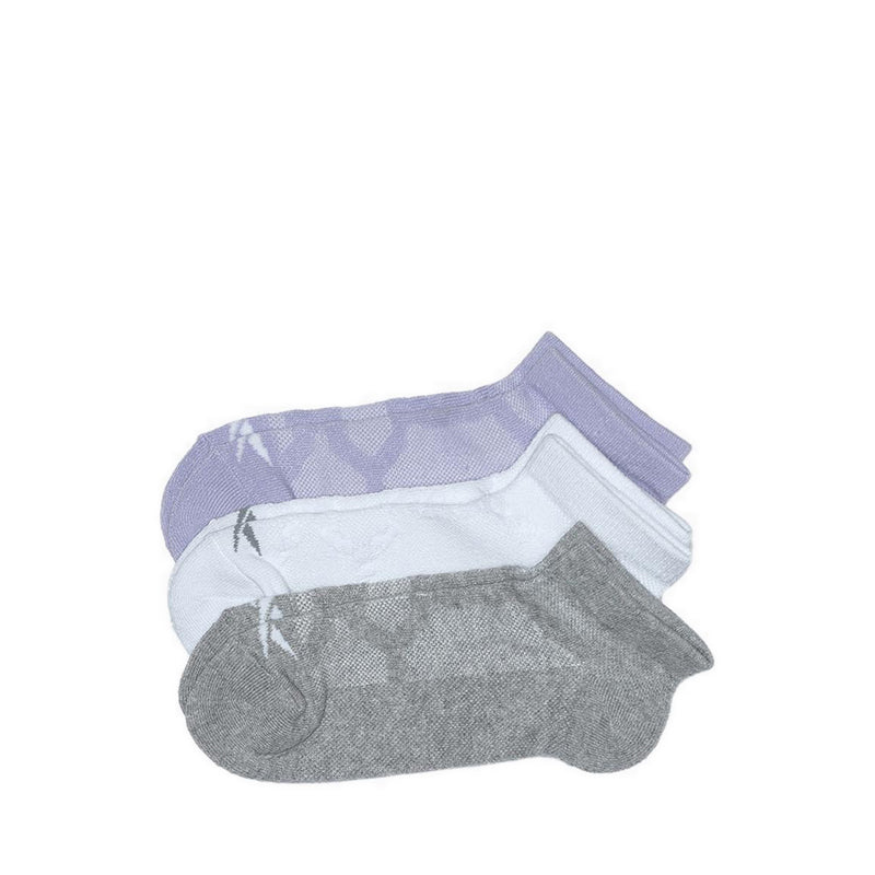 Reebok 3P Belinda Ankle Women's Socks - White/Melange/Black