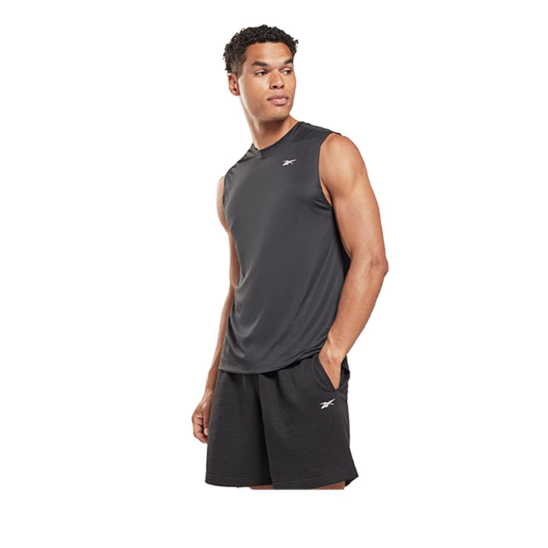 Reebok Training Sleeveless Tech Men's Tee - Night Black