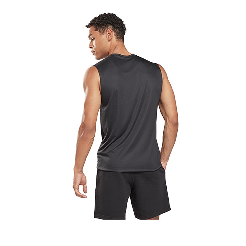 Reebok Training Sleeveless Tech Men's Tee - Night Black