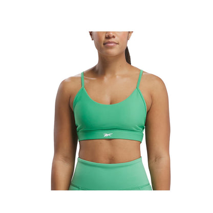 Reebok Lux Strappy Sports Women's Bra - Sport Green