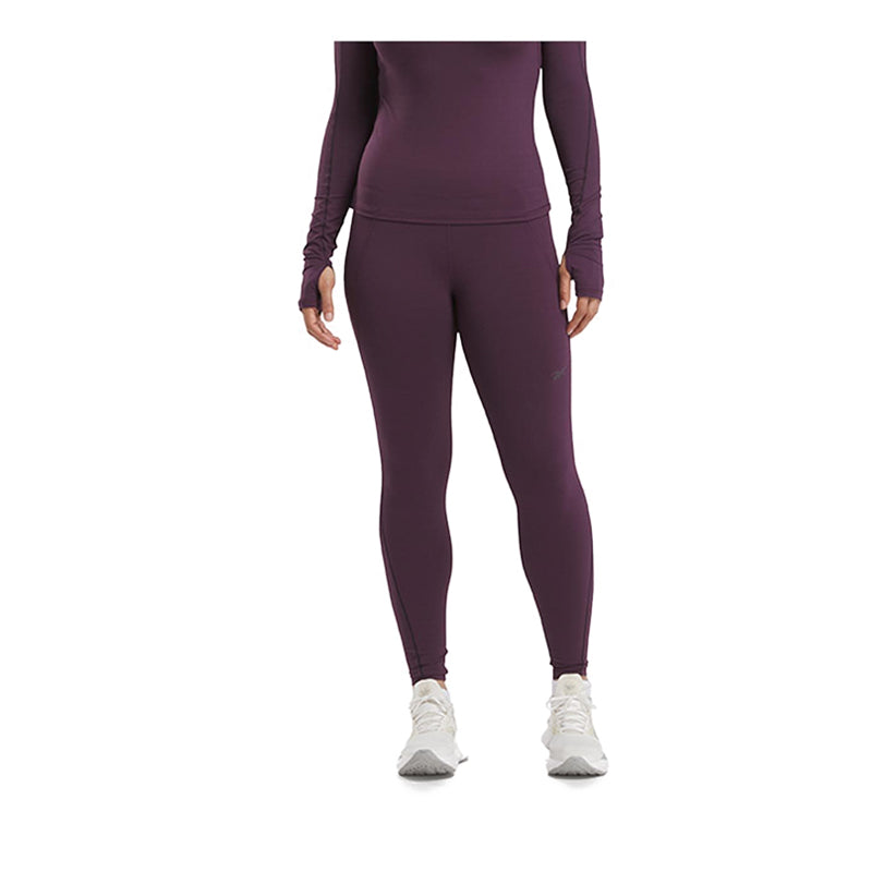 Reebok Lux High-Rise RBK-FIRE Women's Legging - Midnight Plum