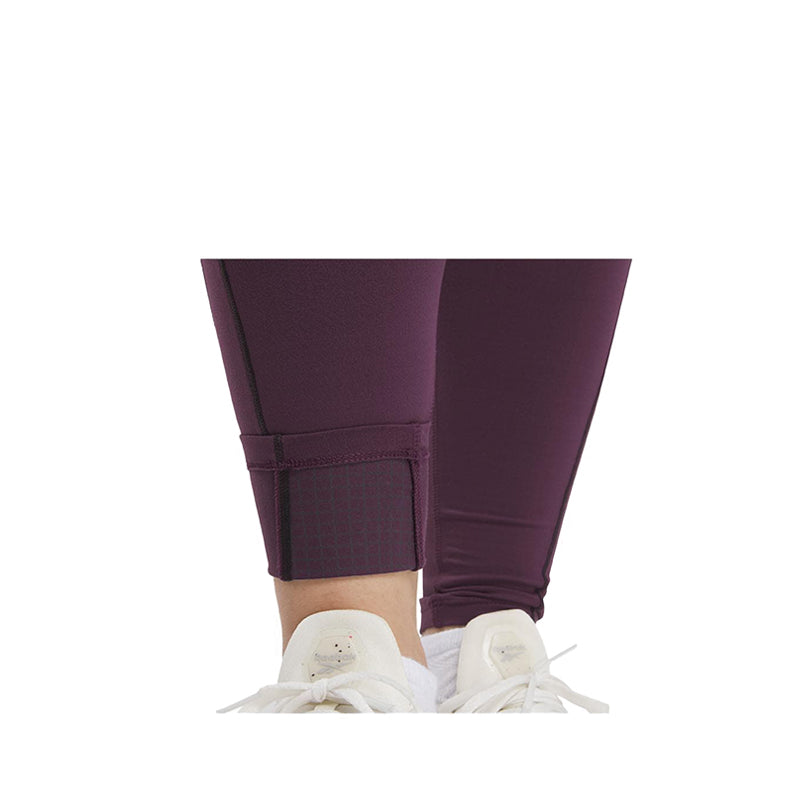 Reebok Lux High-Rise RBK-FIRE Women's Legging - Midnight Plum