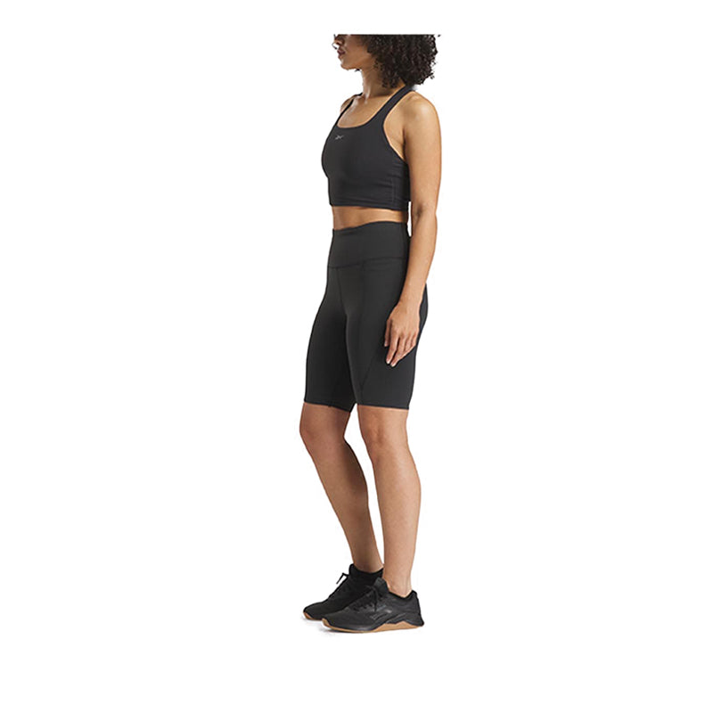 Reebok Dropped Lux Tank Women's Bra Top - Black
