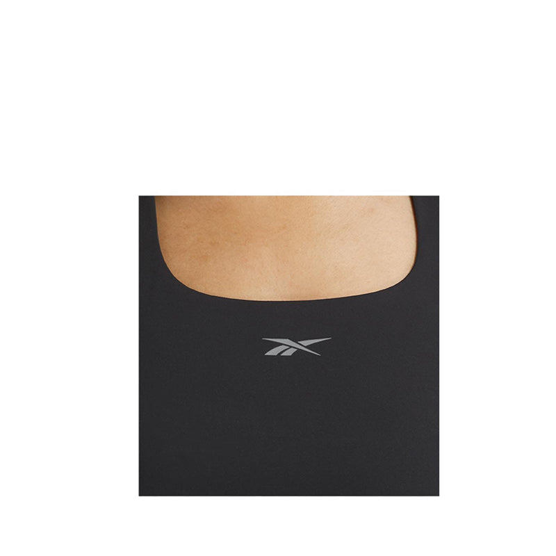 Reebok Dropped Lux Tank Women's Bra Top - Black