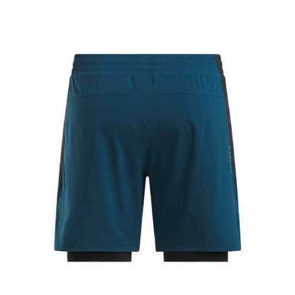 Reebok Running Two-in-One Men's Short - Escape Blue