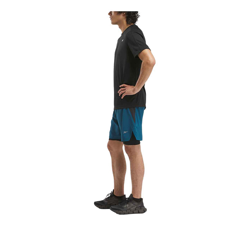 Reebok Running Two-in-One Men's Short - Escape Blue