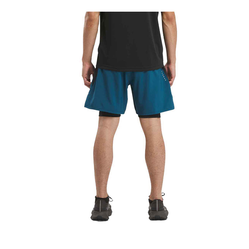Reebok Running Two-in-One Men's Short - Escape Blue