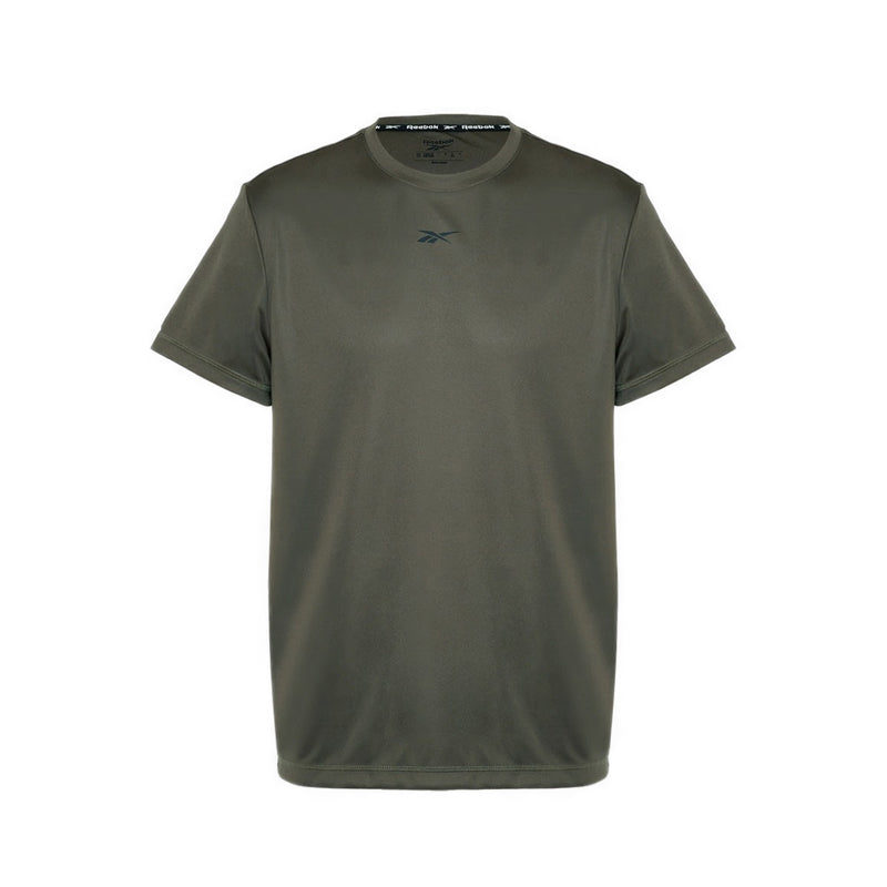 Reebok Id Train Men's Short Sleeve Tee  - Army Green