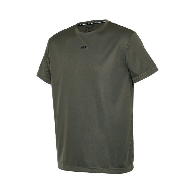 Reebok Id Train Men's Short Sleeve Tee  - Army Green