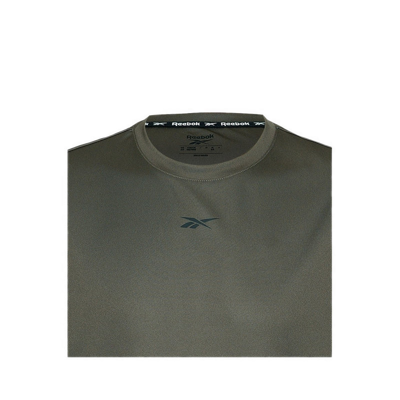 Reebok Id Train Men's Short Sleeve Tee  - Army Green