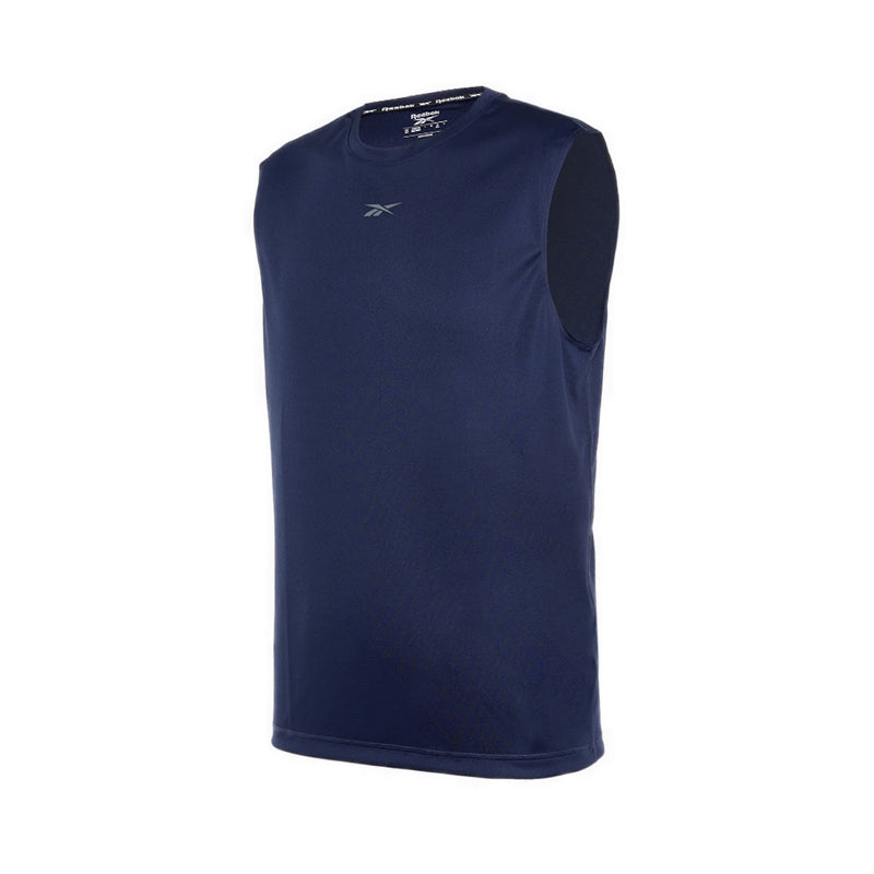 Reebok Id Train Men's Sleeveless Tee  - Vector Navy