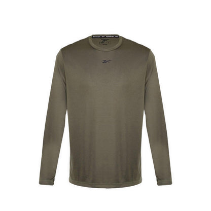 Reebok Id Train Men's Longsleeve Tee  - Army Green