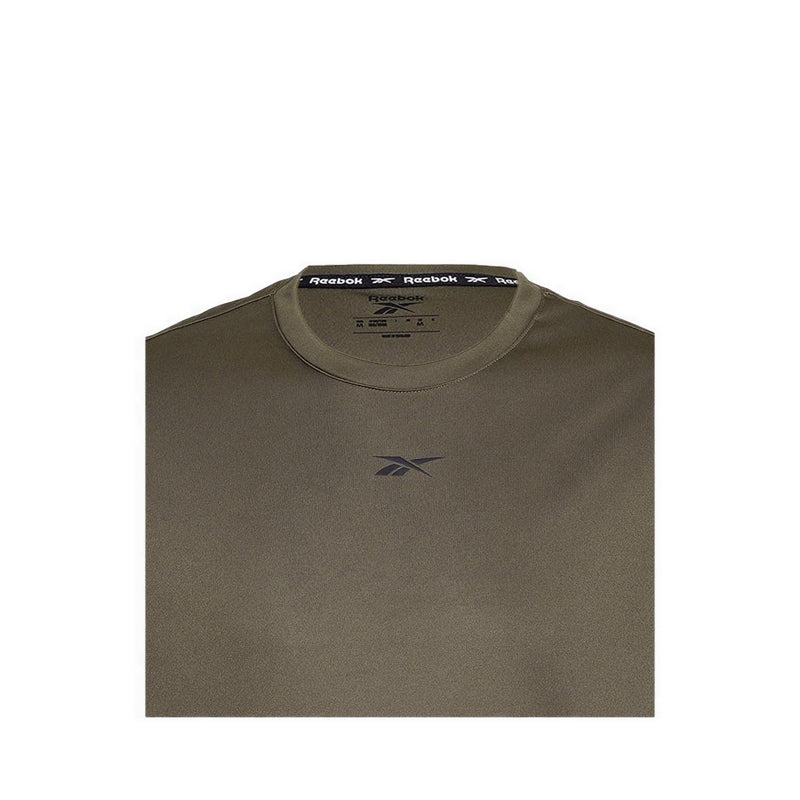 Reebok Id Train Men's Longsleeve Tee  - Army Green
