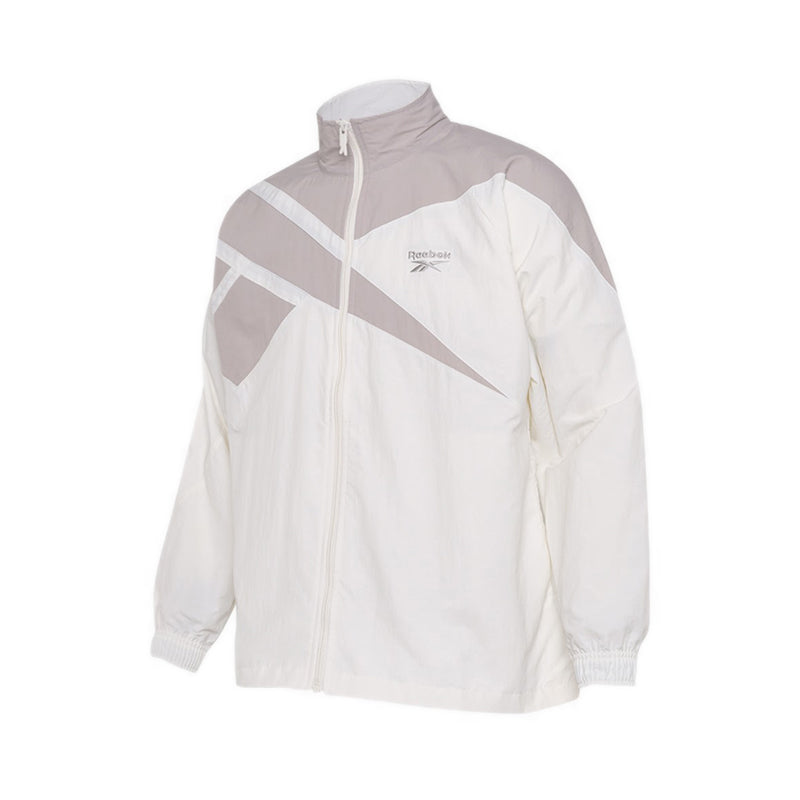 Reebok Open Hem Vector Track Women's Jacket - Chalk/Haze Grey