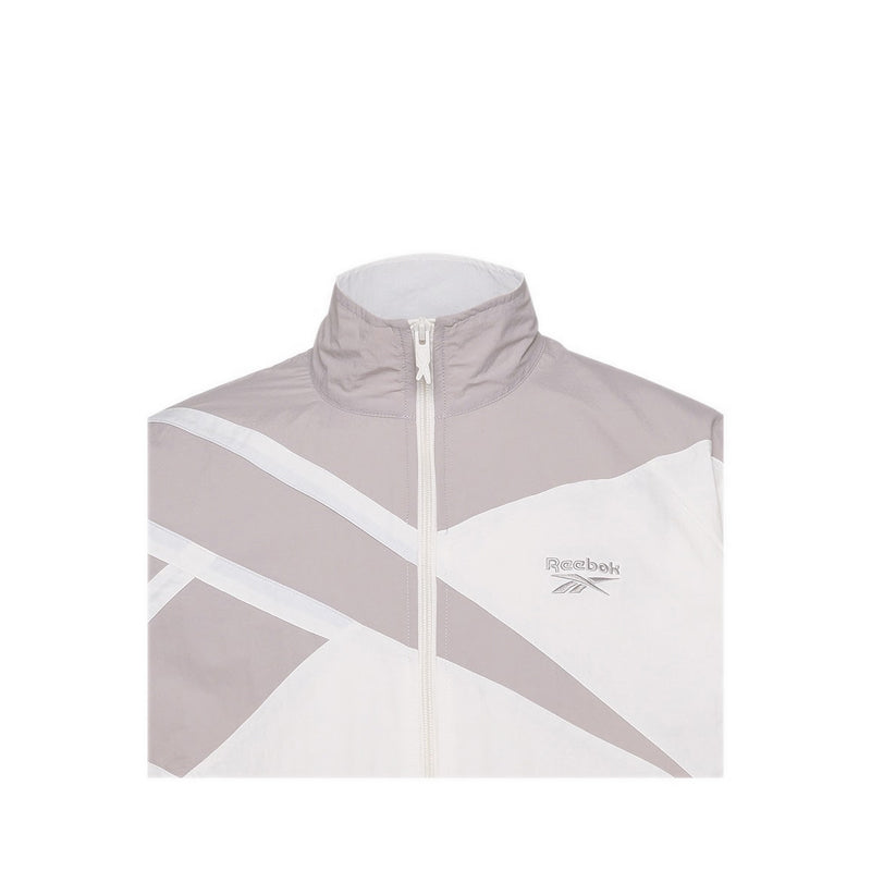 Reebok Open Hem Vector Track Women's Jacket - Chalk/Haze Grey