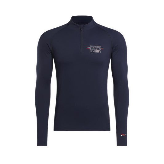 Reebok X F45 Coach Rbk-Dry Men's Quarter Zip - Vector Navy