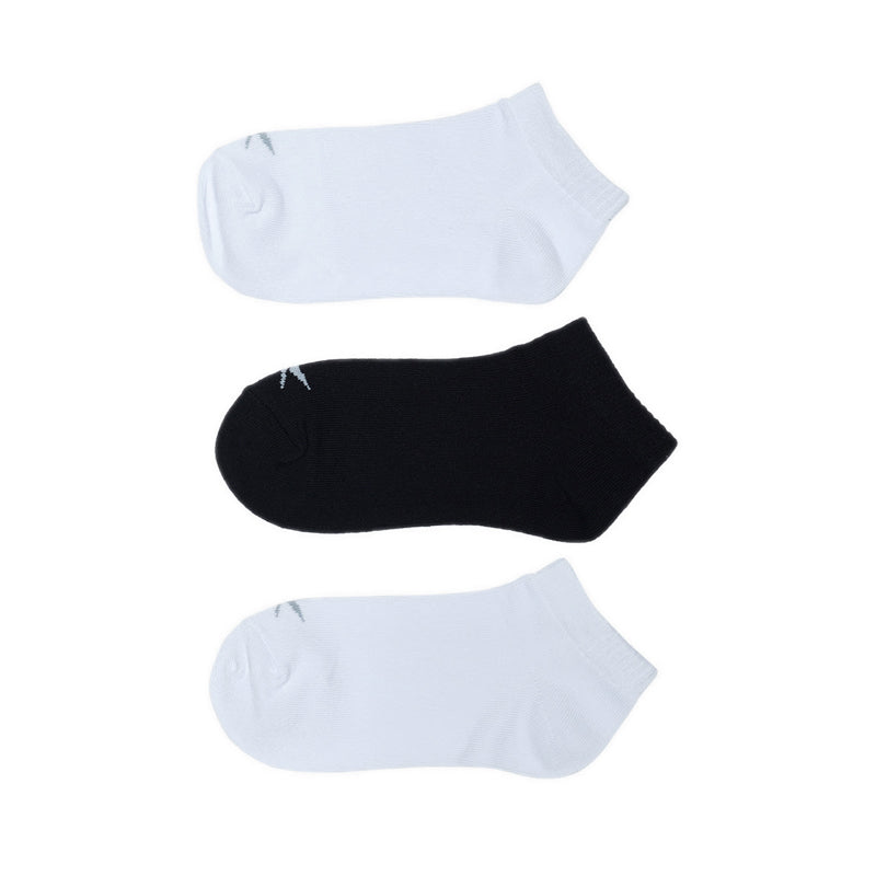 3P Ankle Boy's Socks - White/White/Black