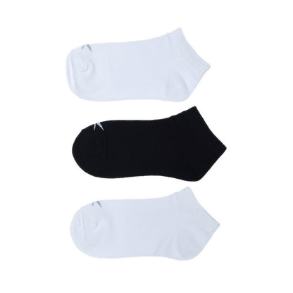 3P Ankle Boy's Socks - White/White/Black