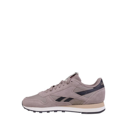 Reebok Classic Leather Men's Classic Shoes - Gritty Grey/Washed Black/Energy Red
