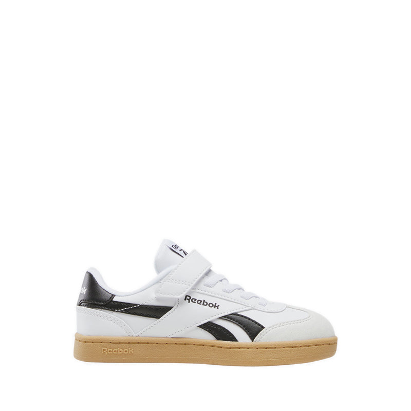 Reebok Smash Edge Elastic & Top Strap Kids Lifestyle Shoes - White