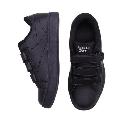Reebok Court Clean Hook N Loop Boys Shoes - Black