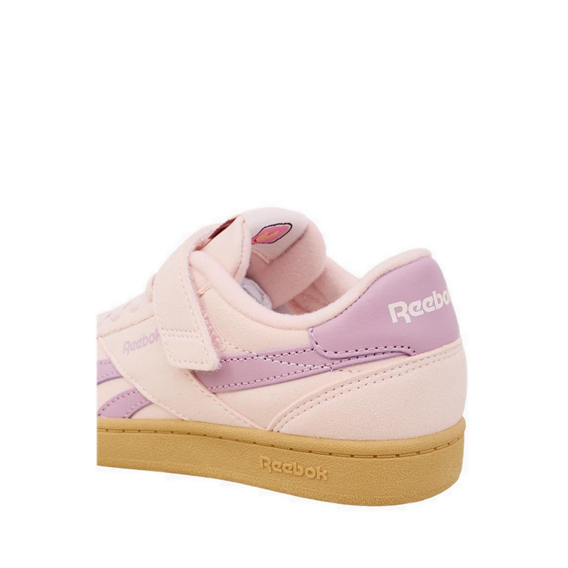 Reebok Smash Edge Elastic & Top Strap Girl's Classic Shoes - Pink