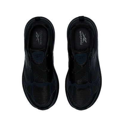 Reebok Glide Low Elastic & Top Strap Girl's Lifestyle Shoes - Black