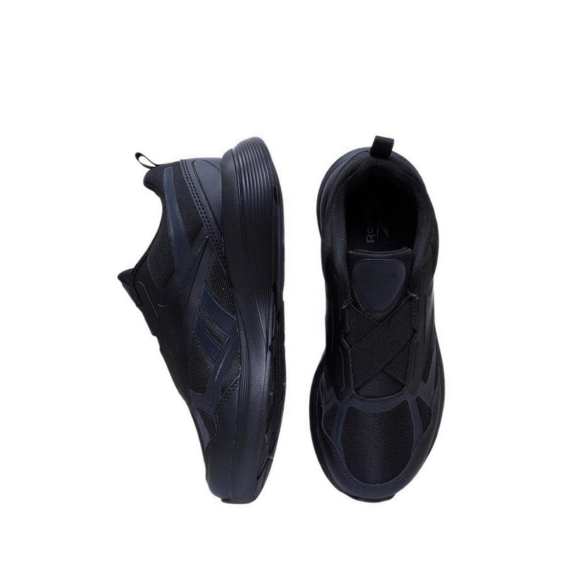 Reebok Rush Runner 6.0 Slip On Boy's Running Shoes - Black