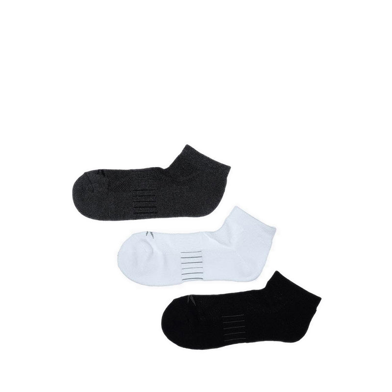 Reebok 3P Burton Ankle Men's socks - 2 Black/Dark Grey