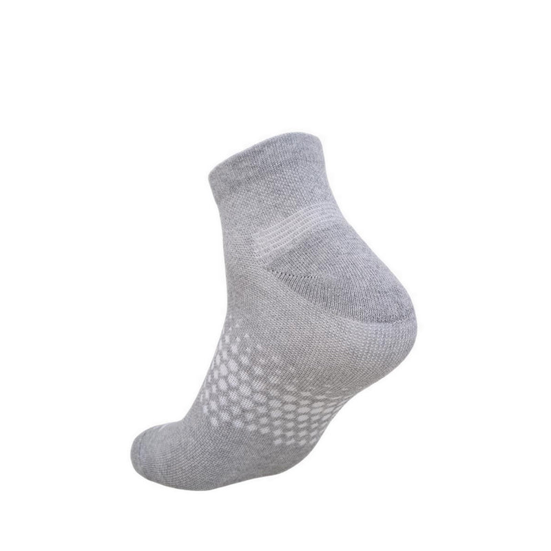 Reebok 3P Charlie Ankle Men's Socks - Misty Blue/Grey/Dark Heather